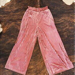 Simplee Apparel Pink Wide Leg Pants